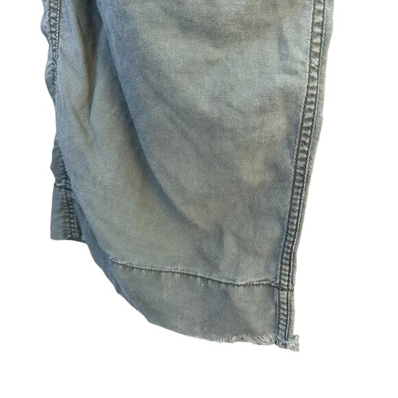 Vintage Y2K Free People Low Slung Baggy Boho Grunge Army Green Utility Pants 8 - Picture 10 of 15